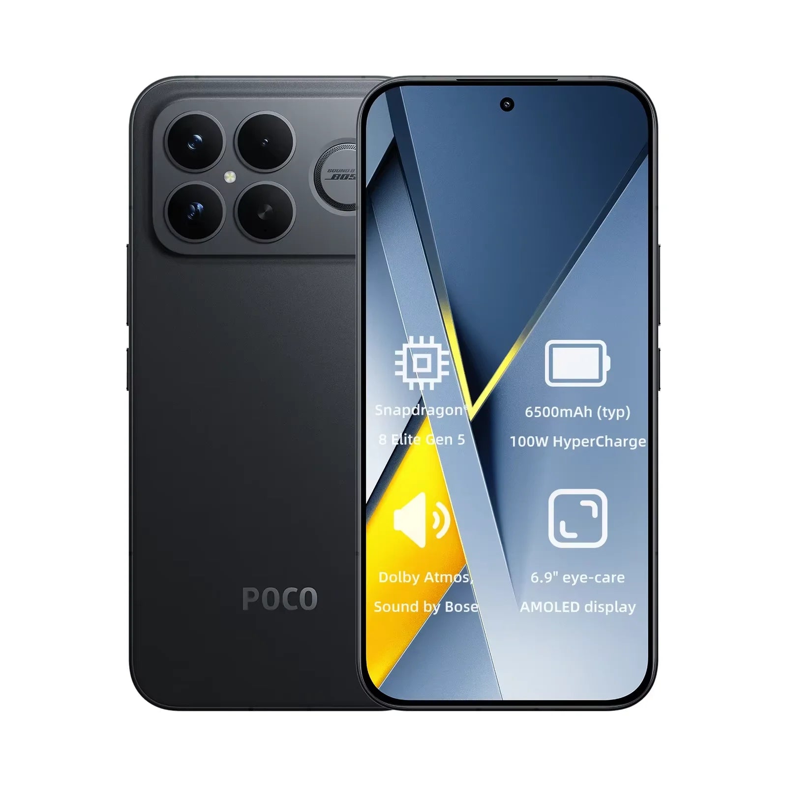 Globale Version POCO F8 Ultra Snapdragon 8 Elite Gen 5 Smartphone 6.9" 120Hz AMOLED Display 6500mAh 100W Akku Xiaomi Telefon