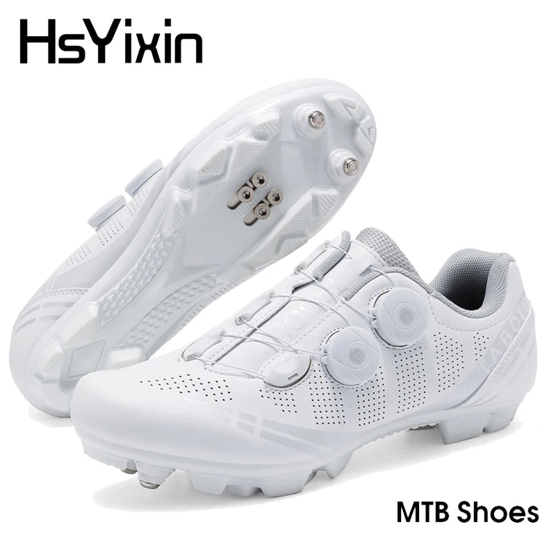 Fahrradschuhe aktualisiertes Modell MTB Fahrrad Herren Rennen Wettkampf selbstsichernd Speed Fahrrad Sportschuhe Damen Spd Cleats Radschuhe