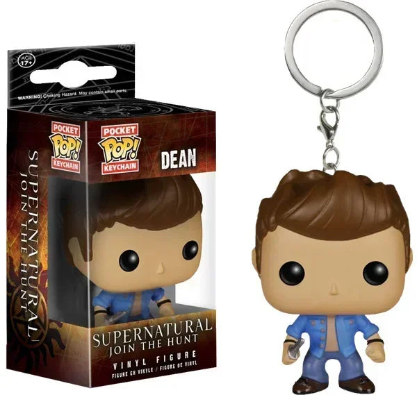FUNKO POP Supernatural Neue Figur Castiel mit Flügel Sam SCHLÜSSELANHÄNGER Spielzeug Vinylfigur Sammlung Pocket Schlüsselkette Spielzeuge