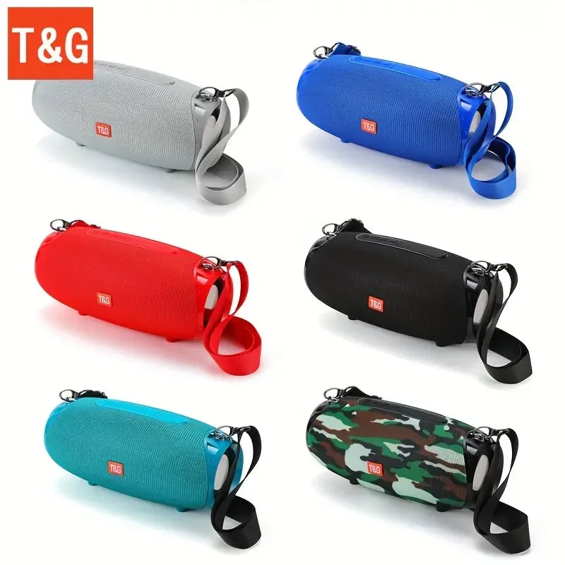Tragbarer kabelloser Stereolautsprecher TG534 mit zwei Lautsprechern, TWS-Stereo-Freisprechfunktion/UKW/TF-Karte/U-Disk, Verbindung mit Mobiltelefon/Ta