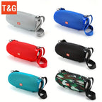 Tragbarer kabelloser Stereolautsprecher TG534 mit zwei Lautsprechern, TWS-Stereo-Freisprechfunktion/UKW/TF-Karte/U-Disk, Verbindung mit Mobiltelefon/Ta