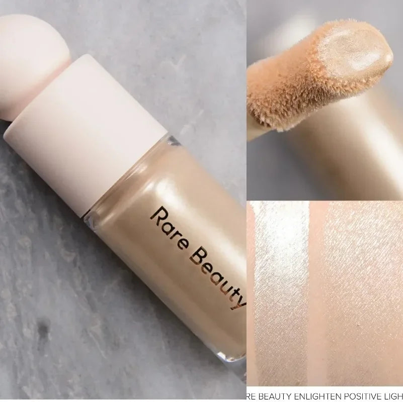 Rare Beauty Melting Cream Blush Make-up Matt Perlmutt Textur Glitzer Rouge Highlighter Hell nähren befeuchten Lipgloss
