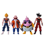 12-18CM Anime Dragon Ball Z Super Saiyajin Son Goku Broly Vegeta Anime Actionfigur Modell Geschenke Sammlerfiguren für Kinder