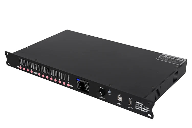 DP48X Professioneller Digital-Audioprozessor 4 Eingänge 8 Ausgänge Drive Rack Prozessor mit RIR DEQ 192KHZ Lautsprechermanagementsystem
