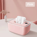DMWD Electric Baby Wet Tissue Dispenser Paper Case Napkin Heating Storage Box Warmer Temperature Control Thermostat Wipes Heater