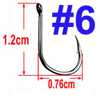 100/50/25 Stück Iseama Karpfenangelhaken, Offset Circle Hook, Einzel-Fliegenangelhaken, Widerhaken, Meeresangelhaken, Zubehör
