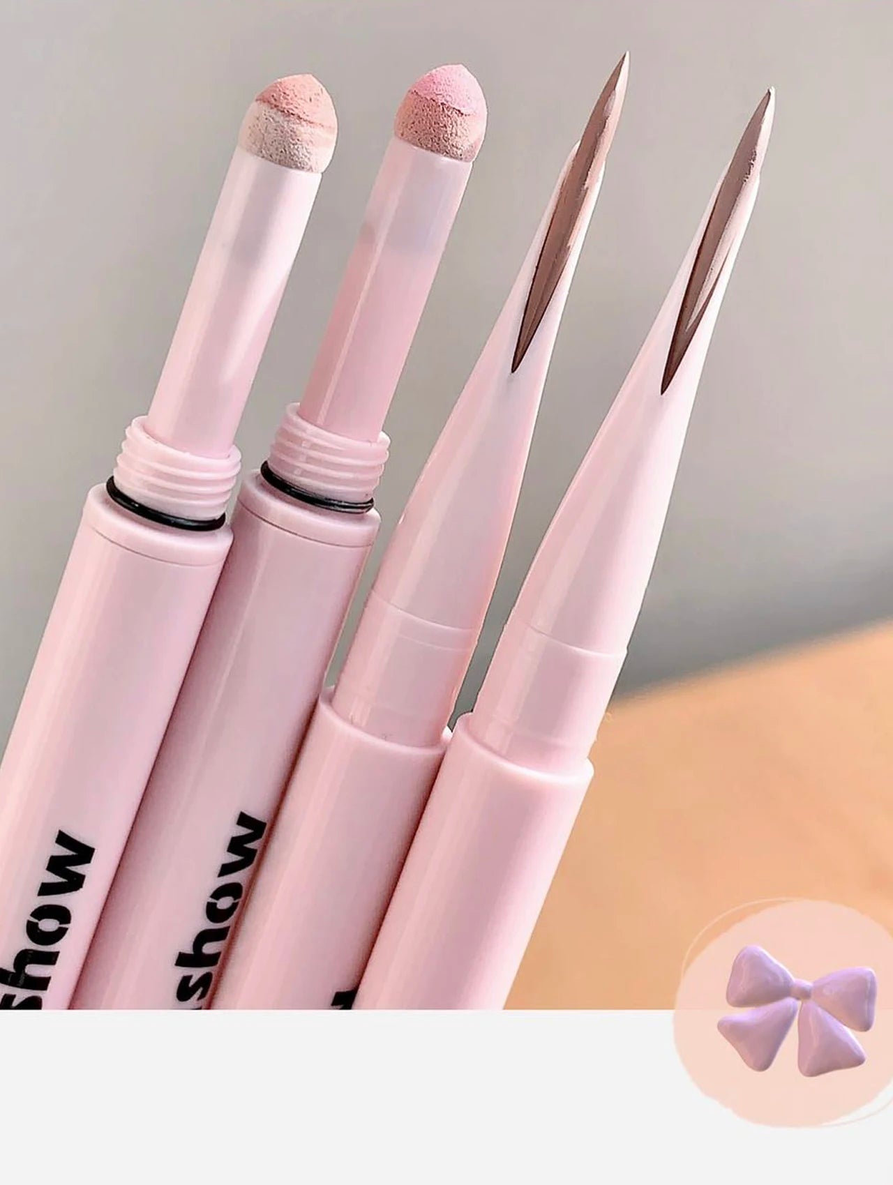 Doppelseitiger Lying Silkworm Eyeliner Pencil Diamond Glitter Matt Aegyosal Pen Aufhellende Creme-Lidschatten-Highlighter-Augen-Make-up