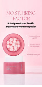 Koreanische rosa Kollagen PDRN Kapselcreme mit Niacinamid Creme für ungleichmäßigen Hautton Leichte Gesichtsfeuchtigkeitspflege Nicht fettende Pflege