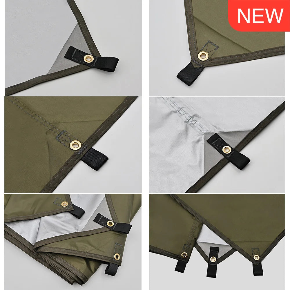Campingplane Wasserdichtes Zelt Touristenmarkise Schatten Gartenüberdachung Strandsonnenschutz Outdoor Ultraleichter Sonnenschutz Wandern Rucksackreisen