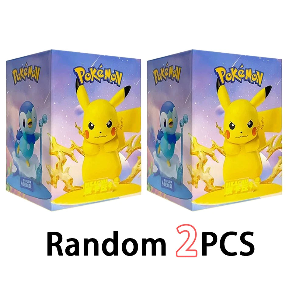 Pokémon Serie Blind Box Pikachu Mewtu Anime Figuren Ornamente Puppen Gardevoir Sylveon Modell Fans Desktop Auto Weihnachtsgeschenk