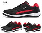 YRZL Herrenschuhe Frühling Herbst Wasserdichte Wandersneaker Freizeit Herren Ledersportschuhe Rutschfeste Tennisschuhe für Herren