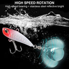WALK FISH 7g 11g 15g 21g Spinnerbait Metall VIB Angelköder rotierender Schwanz Vibration Pailletten Japan Wobbler Trollingköder Pesca