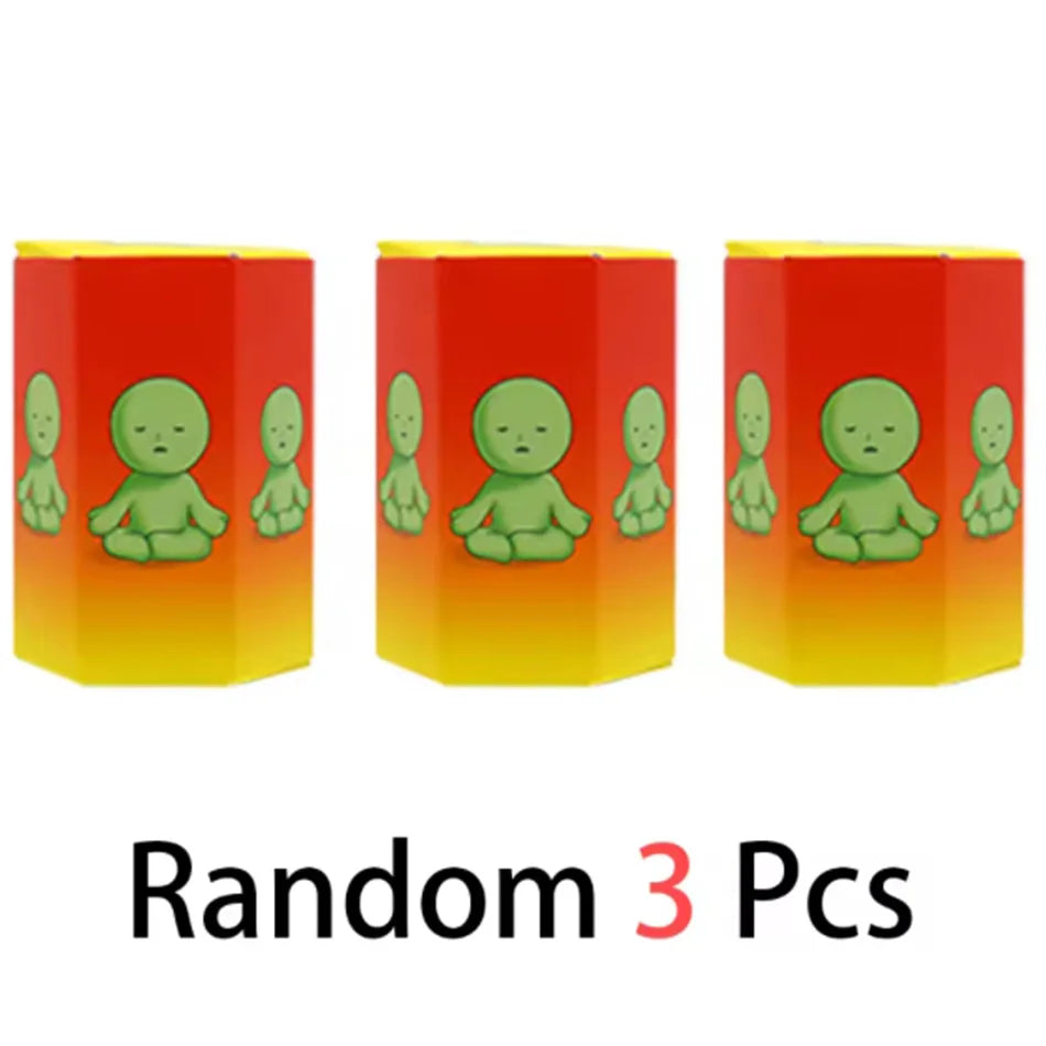 Surprise Gift blind box action figures Yoga Bedroom series multiple doll green noctilucent mysterious decoration model for toy