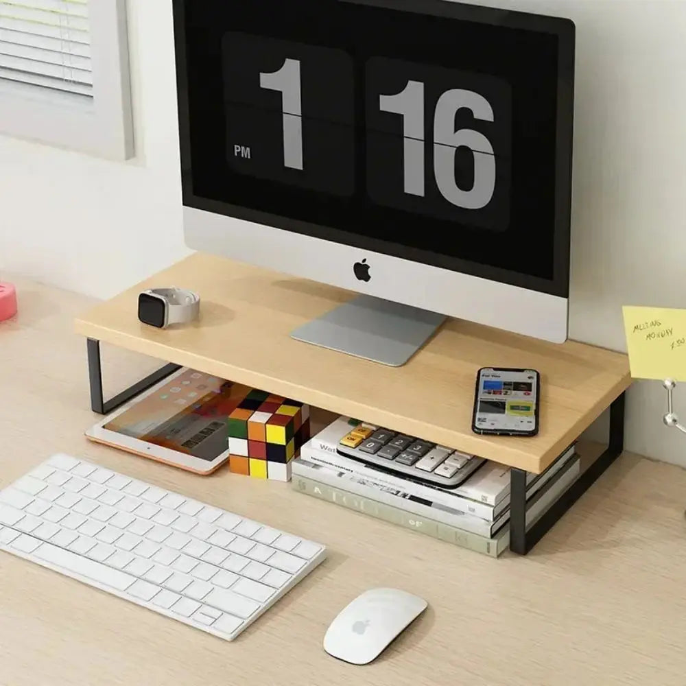 Computer Monitor Elevated Monitor Base Home Office Storage Rack Computer Desktop Creative Storage Rack Office Storage Supplies Hauptbild