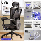 UVR Gaming Computer Stuhl Ergonomisches Design Möbel Feld Verstellbarer Drehstuhl Netz-Bürostuhl Heim- und Sportstuhl