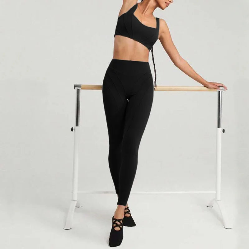 Nahtloses High-Waist Butt Lift Activewear Set Damen Sport Laufen Fitnessstudio Workout Sport Set Damen