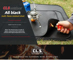 Neue Outdoor-Camping feuerfeste Matte Picknick Barbecue Isolationsmatte flammhemmend Hochtemperatur-Feuerdecke Fiberglasmatte