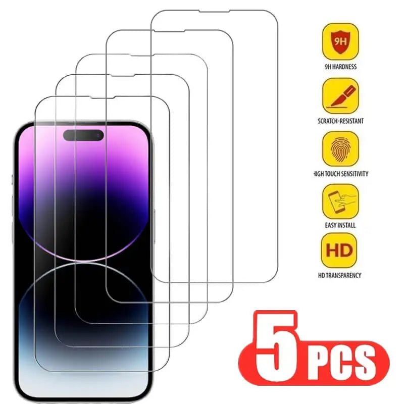 Panzerglas für iPhone 14 Pro 15 16 17 13 12 11 Pro Max Displayschutzfolie für iPhone 15 Pro Folie für iPhone 13 14 Pro Glas Hauptbild