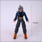 12-18CM Anime Dragon Ball Z Super Saiyajin Son Goku Broly Vegeta Anime Actionfigur Modell Geschenke Sammlerfiguren für Kinder