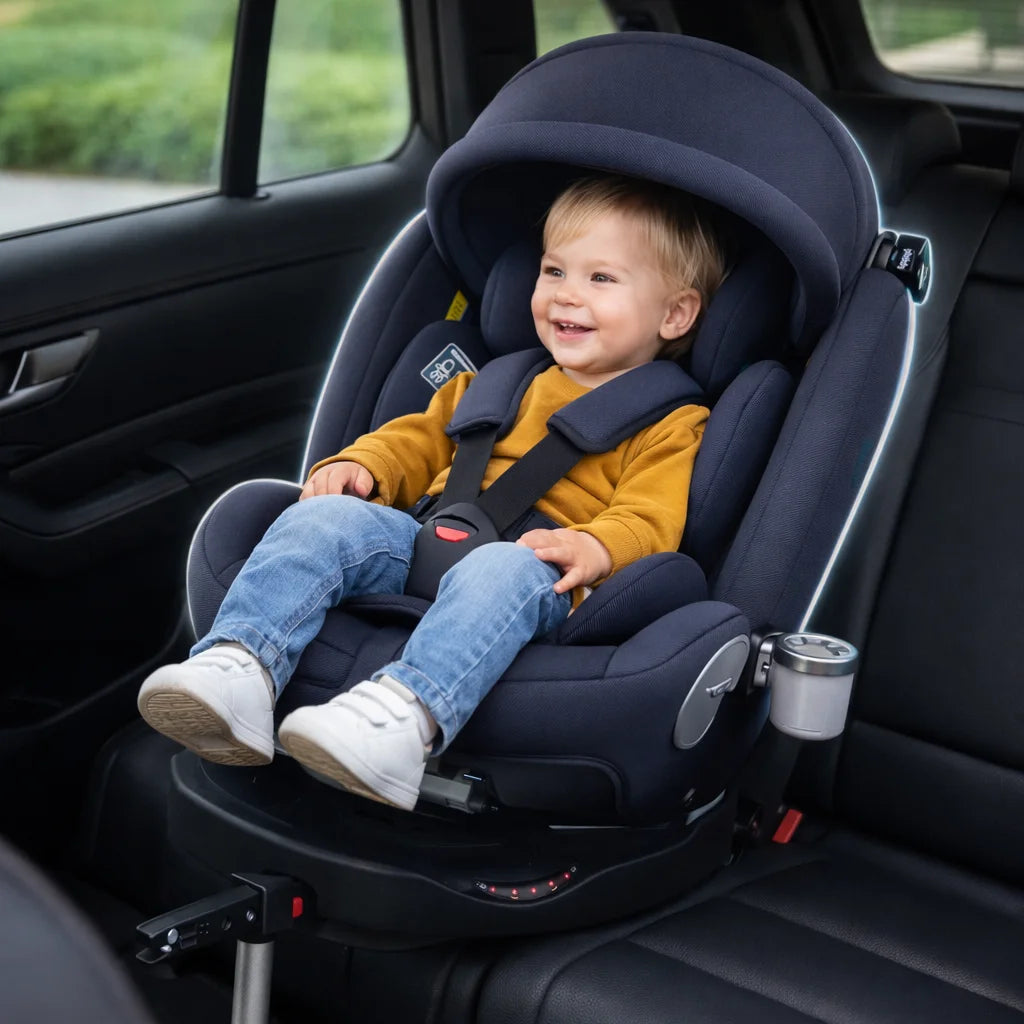 Kindersitze mit 360°-Drehfunktion ISOFIX für Babys, 5-Punkt-Gurt, 0-12 Jahre, geeignet für Neugeborene