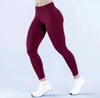 Nahtlose Sportleggings für Damen, Scrunch-Butt-Gym-Leggings, einfarbig, für Workouts, Yoga-Hose, niedriger Bund, Sport-Tights 2026