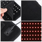 25x13.5cm 60 LEDs 660nm Rotlicht-Infrarotgürtel 850nm Rücken Fettverbrennung Wickel Schlankheitsmaschine Taillen-Timing-Pad für Muskel-Hautpflege