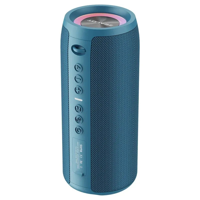 ZEALOT-S51PRO 40W High-Power Bluetooth-Lautsprecher 3D-Stereo-Bass Bluetooth-Lautsprecher Tragbarer IPX5 Wasserdichter Geeigneter TWS Boombox