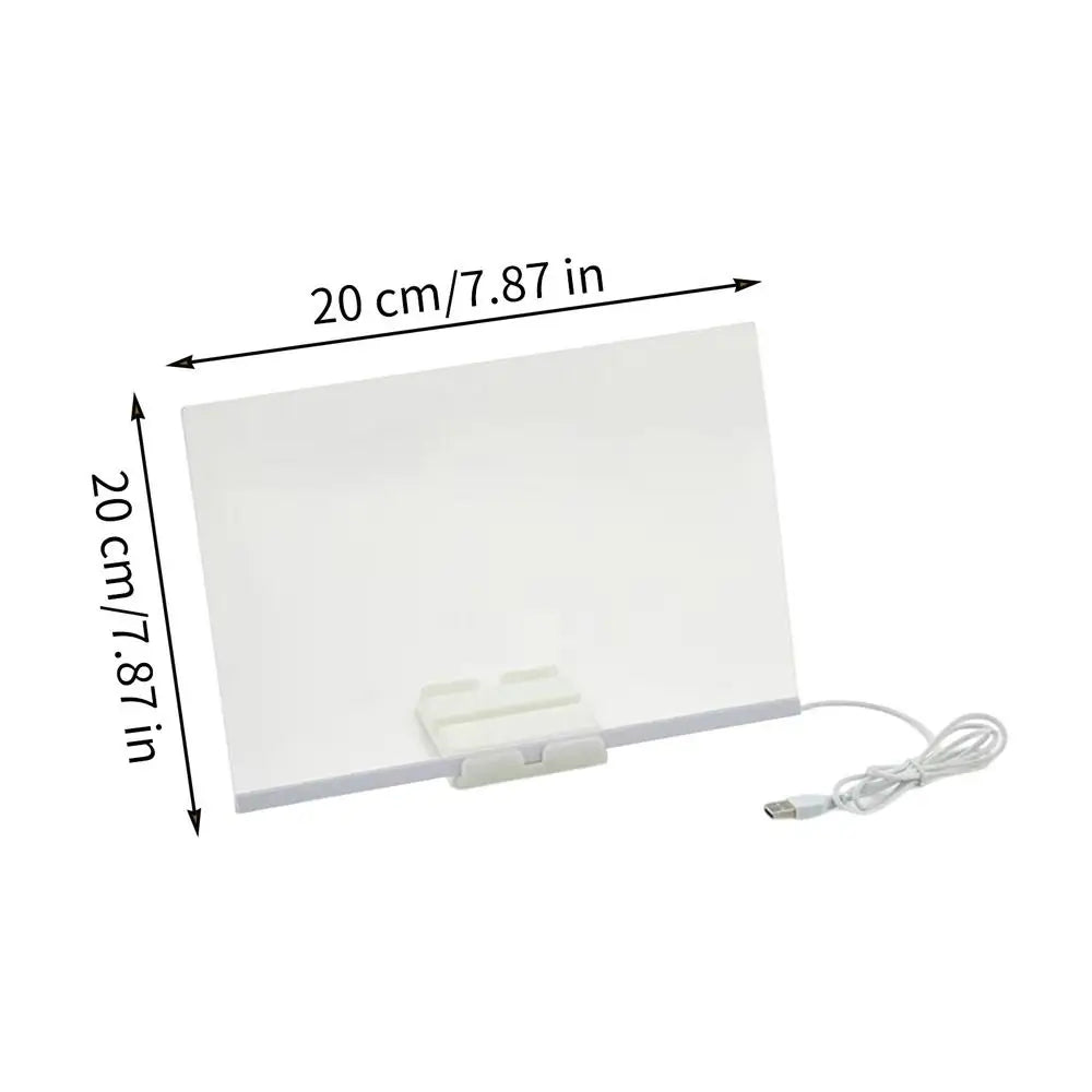 LED-Zeichentafel Kleinkind-Maltablett Lernspielzeug für Kleinkinder Tragbares Zeichentool für Schule, Zuhause, Reisen