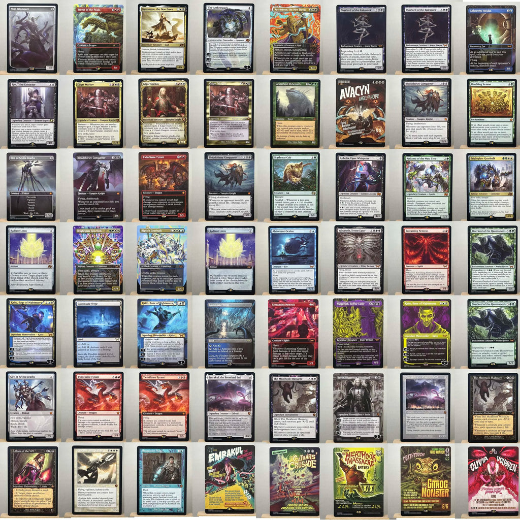 Ganze Reihe TCG-Karten für Heimspiel-Proxy: Magical Power 9 Beta Fetch Lands, VMA Dual, Schockländer, Der Eine Ring, Sammel-Sol Ring