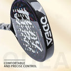 ODEA Beach Tennis Schläger Vollcarbon Rauhe Oberfläche Outdoor Sport Schläger Für Herren Damen Erwachsene Fortgeschrittene Spieler 3K 18K