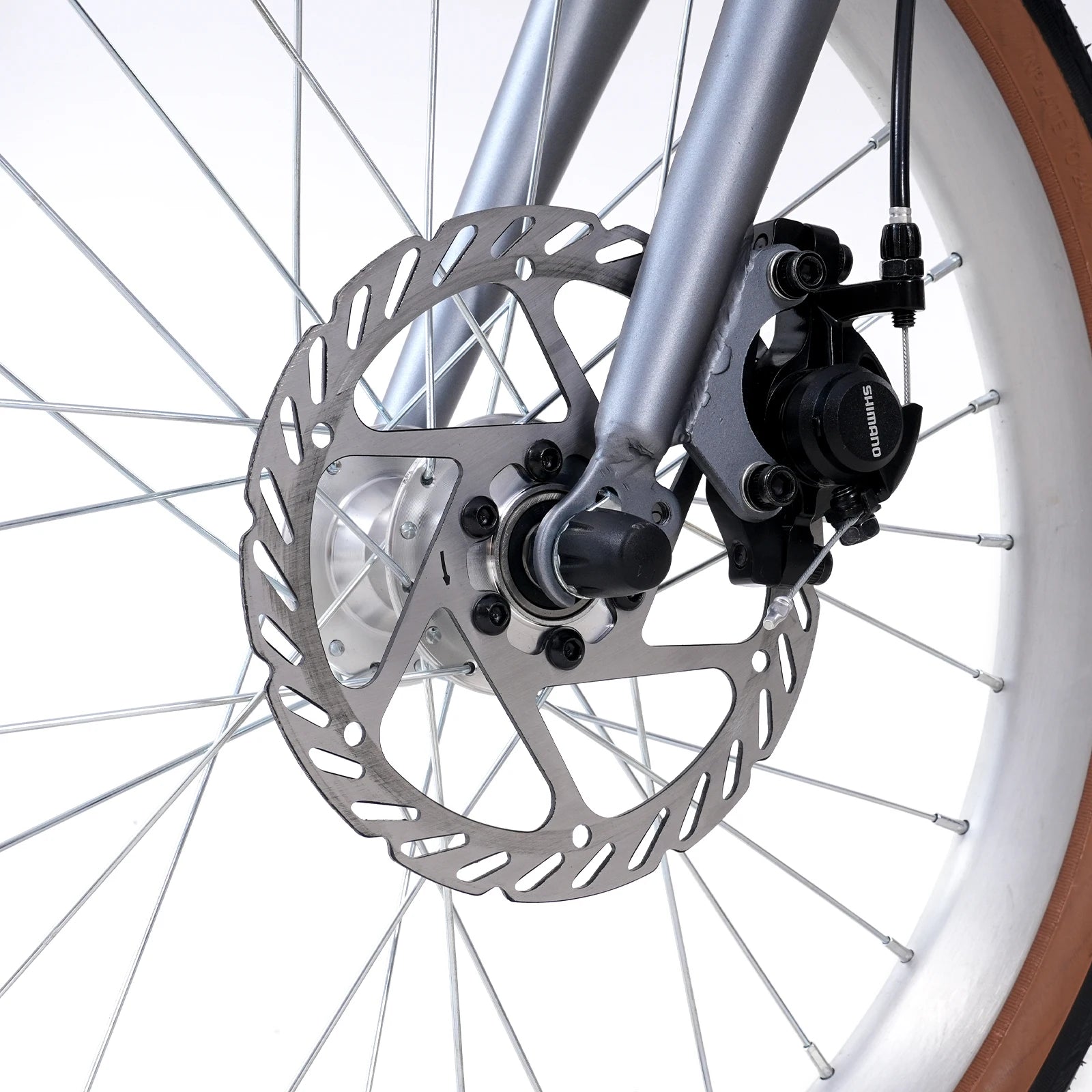 EVERCROSS TECH 20 Zoll Klapprad-7 Gänge-Rahmen Ultraleichtes Aluminium-Scheibenbremse-EM1