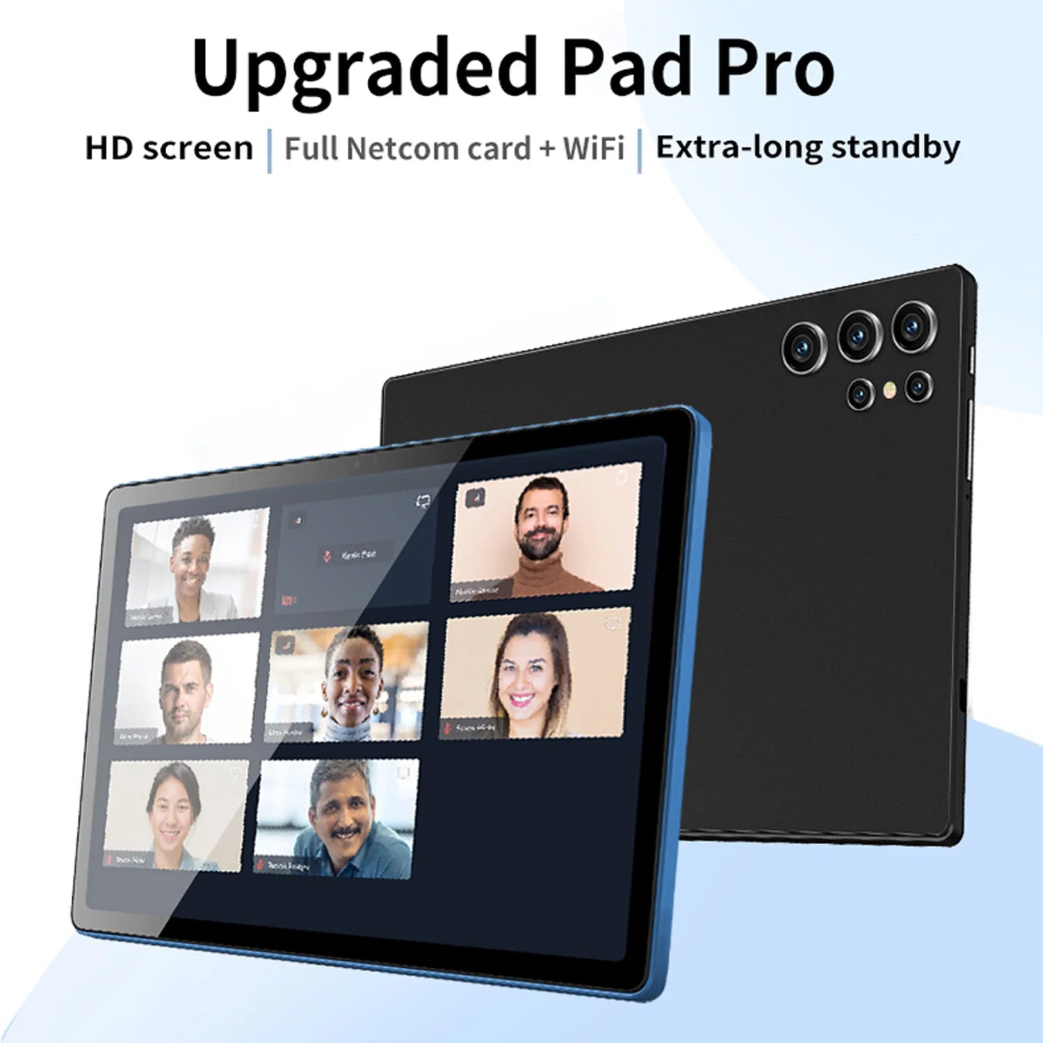 2025 Neu verbessertes Pad 10,1 Zoll Android-Tablet Octa Core 6GB RAM 128GB ROM Dual-Netzwerk WLAN Dual-Kameras Tablet PC 6000mAh Zweitbild