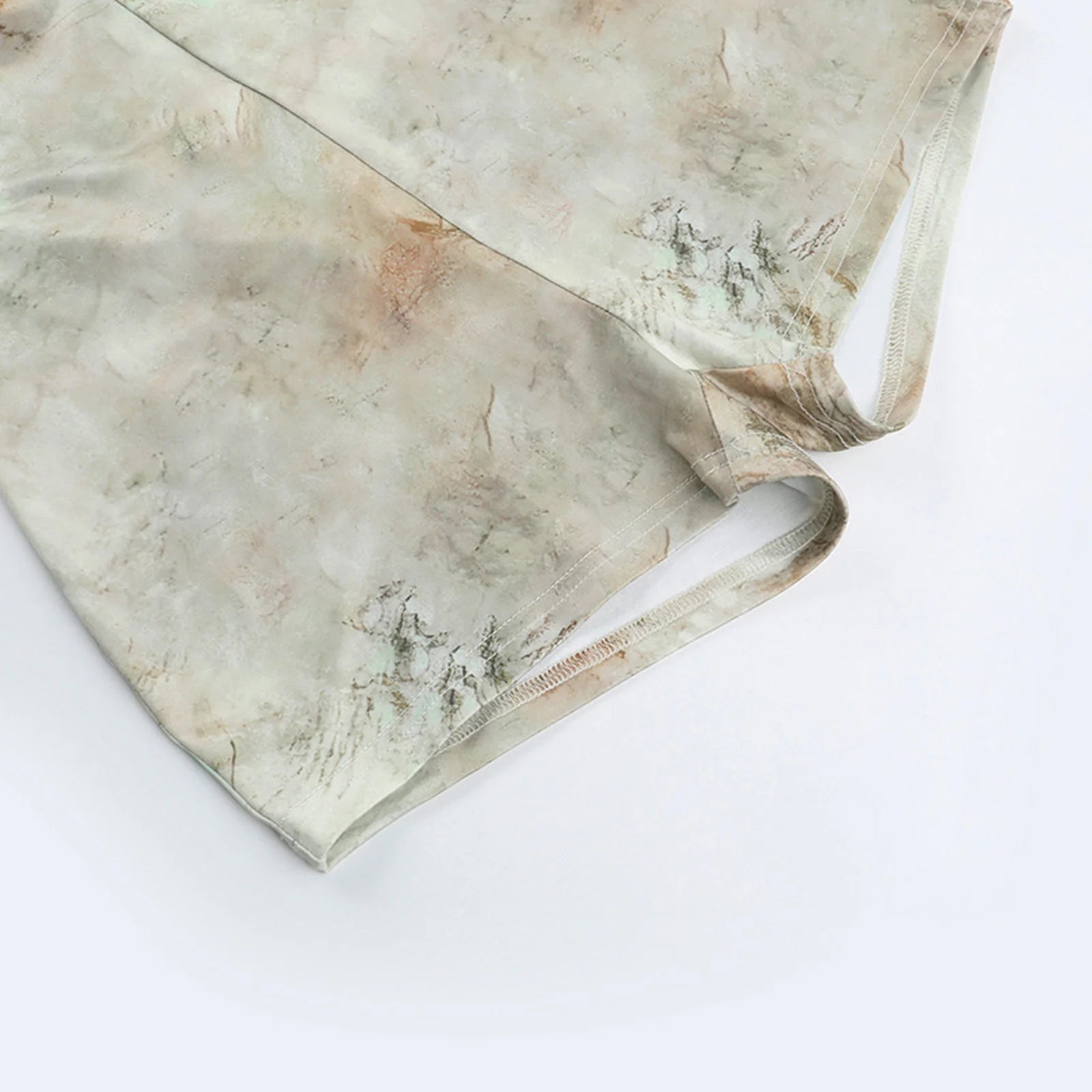 GlamGaze Halter Neck Keyhole Tie Dye Romper For Women Deep V Bodycon Shorts Jumpsuit Party Club Casual Daily Streetwear Outfit