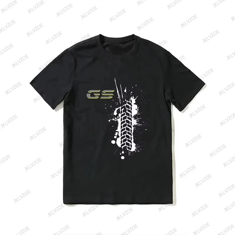 2025 Summer New Cotton For 1250 GS Exclusive for BMW Fans Motorrad R1250GS Motorcycle T Shirt Men Hip Hop Streetwear Unisex Tops