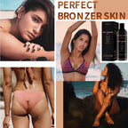 ENVISHA Make-up Foundation Körperpflege Selbstbräunungslotion Schnelle Gesichtsbräunungscreme Feuchtigkeitsspendender Bronzer Nährende Gesichtscreme