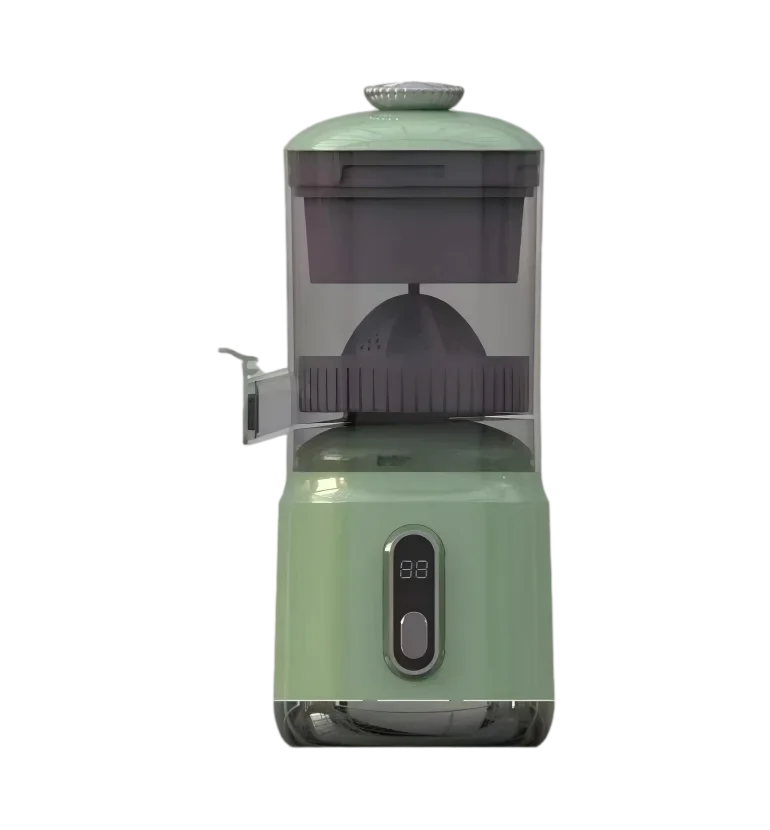 Elektrische Orangenpresse Tragbarer Zitrusentsafter Fruchtsaftpresse Fruchtfleischabscheider Entsafter USB-Ladefunktion 600 ml Smoothie-Mixer