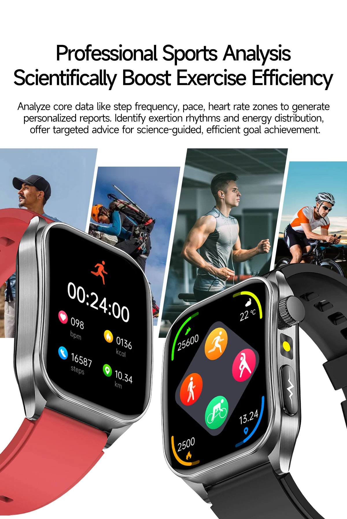 2026 Neue Gesundheits-Smartwatch Lasertherapie Reduziert Drei Hochs Blutsauerstoff Blutdruck Harnsäure Blutfette EKG-Smartwatch Für Herren