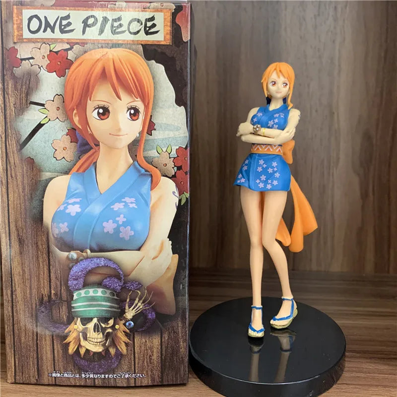 Neue One Piece Figur Ninja Nami PVC Figuren OP Tama Luffy Yamato Kaidou Zoro Sanji Usopp Law Newgate Modell Geschenk Spielzeug Hauptbild