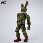9L3D Gedruckte FNAF Freddy Fazbear's Pizza Springtrap Spielzeug Actionfiguren Anime Modell Lucky13 Dummy13 Titan13 Ornamente Geschenke
