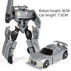 Kinder Spielzeug Mini Verwandlungs-Roboter-Kit Spielzeugmodelle 2-in-1 verformtes Auto Spielzeug Roboter Spielzeug für Kinder Geschenk Actionfigur