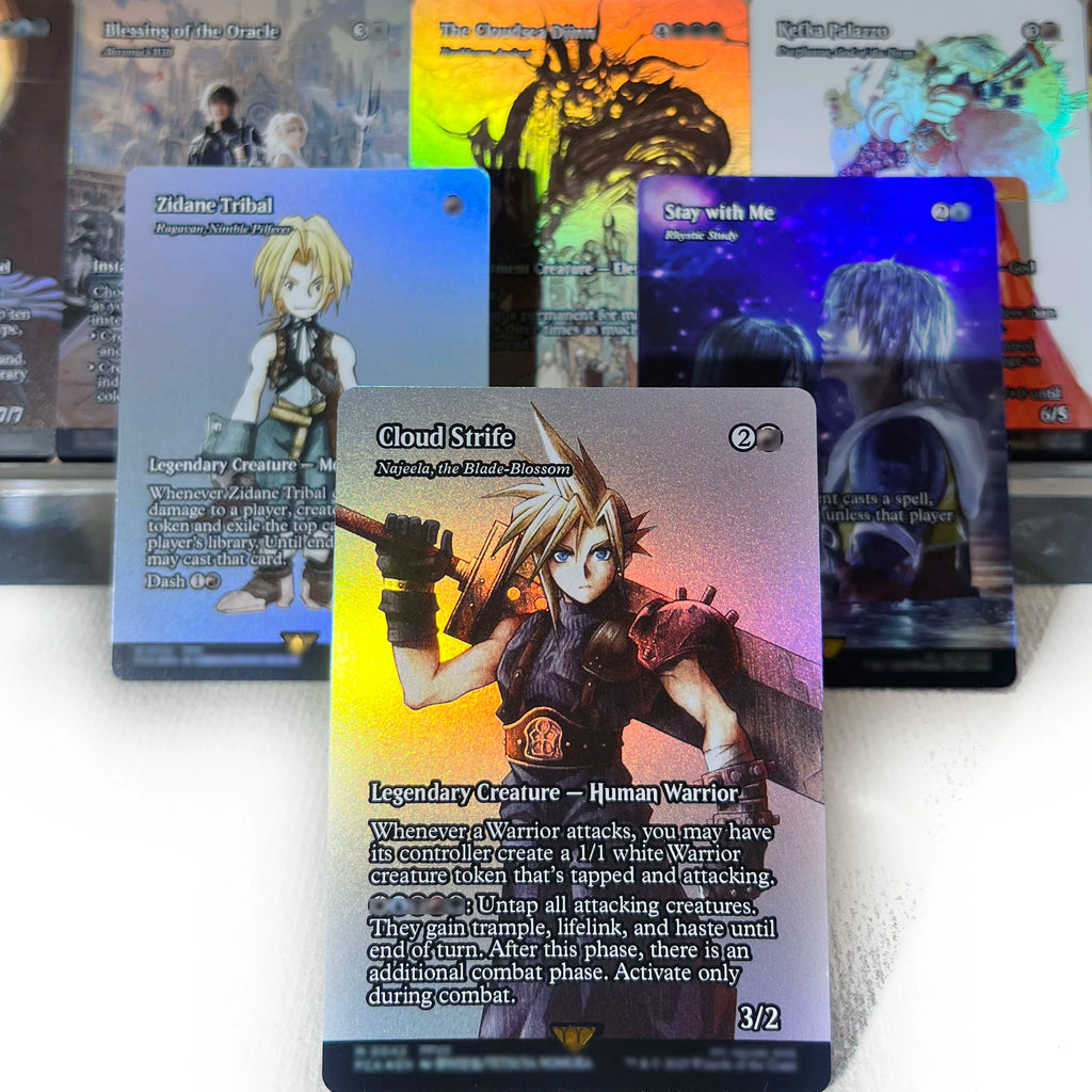FCA FIN FIC PIP LTR FOIL4-002 magische Karten Antiker Kupferdrache Tcg Proxy Reisender Chocobo Celes, Runenritter Gathering