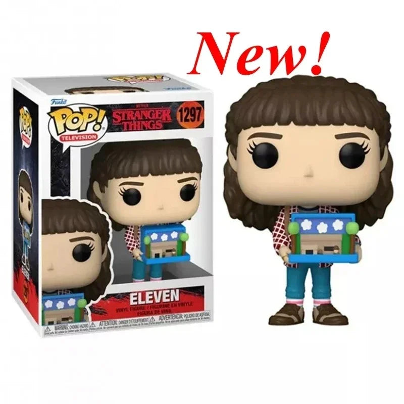 NEU!!! FUNKO POP Stranger Series #1462 Eddie #1250 Dustin Steve Robin Eleven Vinyl-Actionfiguren-Sammlermodelle für Geschenke