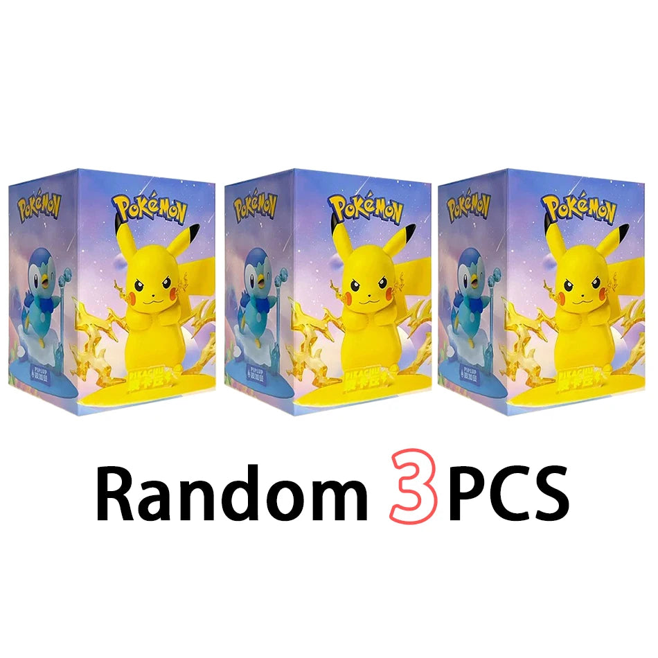 Pokémon Serie Blind Box Pikachu Mewtu Anime Figuren Ornamente Puppen Gardevoir Sylveon Modell Fans Desktop Auto Weihnachtsgeschenk
