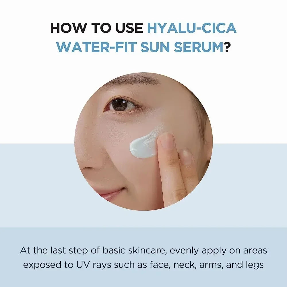 Skin1004 Korean Skincare Centella Sun Serum LSF50+ – Hyaluronsäure UV-Schutz, empfindliche Haut