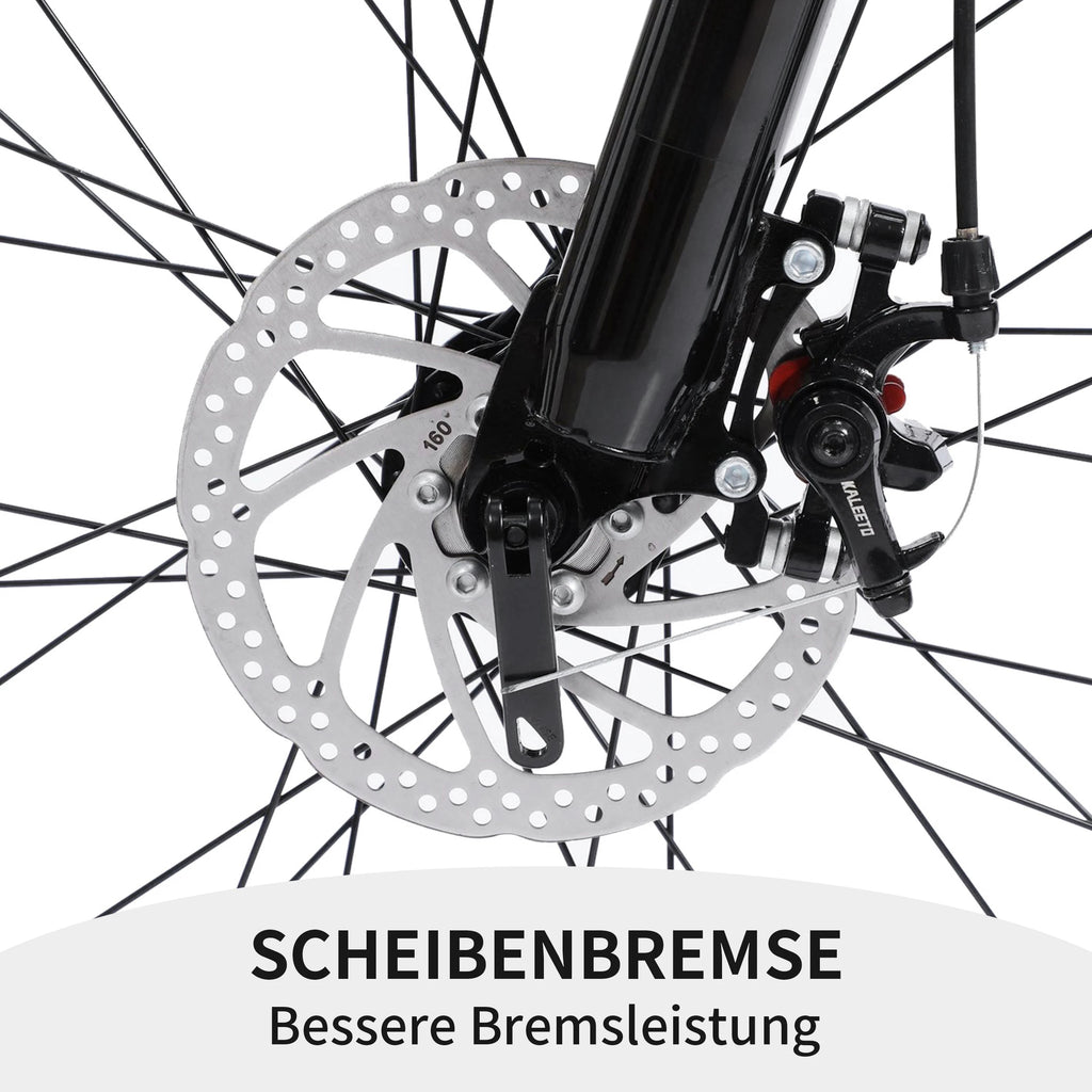 Vankel 27,5 Zoll Mountainbike für Erwachsene, 21-Gang-Schaltung, Dual-Scheibenbremsen, All-Terrain-Fahrrad für Herren & Damen Fahrradgeschenke