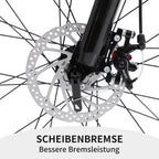 Vankel 27,5 Zoll Mountainbike für Erwachsene, 21-Gang-Schaltung, Dual-Scheibenbremsen, All-Terrain-Fahrrad für Herren & Damen Fahrradgeschenke
