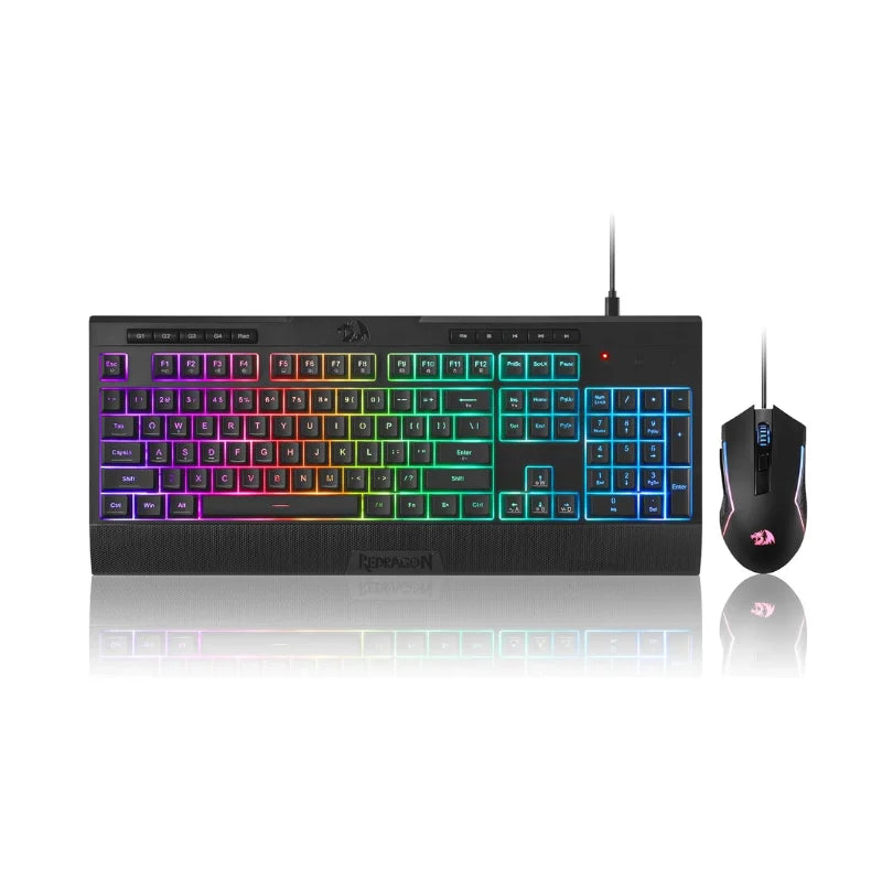 Redragon S151 Gaming Keyboard & Mouse Combo, 104 Keys K525 Wired RGB Membrane Keyboard and 10000 DPI Wired M616 Gaming Mouse Hauptbild