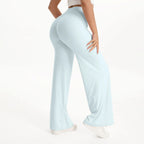 SoftMotion Damen Leggings Gerade Beine Mittlere Taille Yoga-Hose GYM-Leggings Naked Feel Pilates Laufhose Sporthose