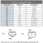 100% Baumwolle Herren-Slips Übergröße Bedruckte Slips Unterwäsche Lockere Dessous Feuchtigkeitsabsorbierend Atmungsaktive Unterhosen
