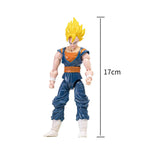 12-18CM Anime Dragon Ball Z Super Saiyajin Son Goku Broly Vegeta Anime Actionfigur Modell Geschenke Sammlerfiguren für Kinder